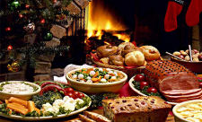 Украшение стола к Новому 2019 году